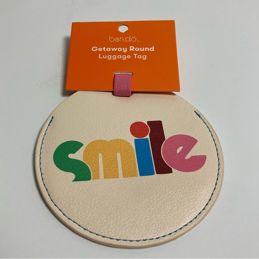 NEW Bando Getway Luggage Tag - Smile - Picture 1 of 5